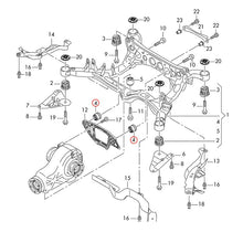 Load image into Gallery viewer, 034Motorsport Billet Aluminum Rear Differential Carrier Mount Insert Kit, B8 Audi A4/S4/RS4, A5/S5/RS5, Q5/SQ5 & C7 Audi A6/S6/RS6, A7/S7/RS7