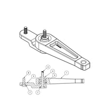 Load image into Gallery viewer, 034Motorsport Billet Dogbone Mount, MkV/MkVI Volkswagen Golf/Jetta/GTI/GLI/Rabbit &amp; 8J/8P Audi TT/A3/S3 2.0T FSI, 2.0 TSI, TDI, 2.5L, 3.2L VR6 24V
