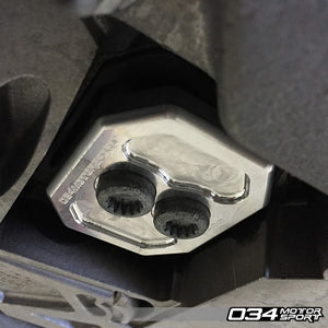 034Motorsport Transmission Mount Insert, C7 Audi A6/S6/RS6 & A7/S7/RS7, Billet Aluminum