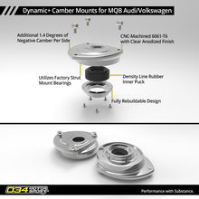 Load image into Gallery viewer, Dynamic+ Camber Mount Pair, MkVII Volkswagen Golf/GTI/R &amp; 8V/8S Audi A3/S3/RS3, TT/TTS/TTRS (MQB)
